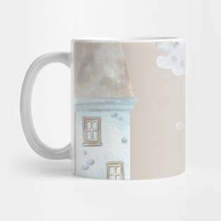 Trendy Pastel Xmas Pattern Winter Snow Christmas Mug